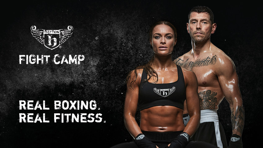 Family Fight Camp promotional banner at Boxing Fitness MK gym